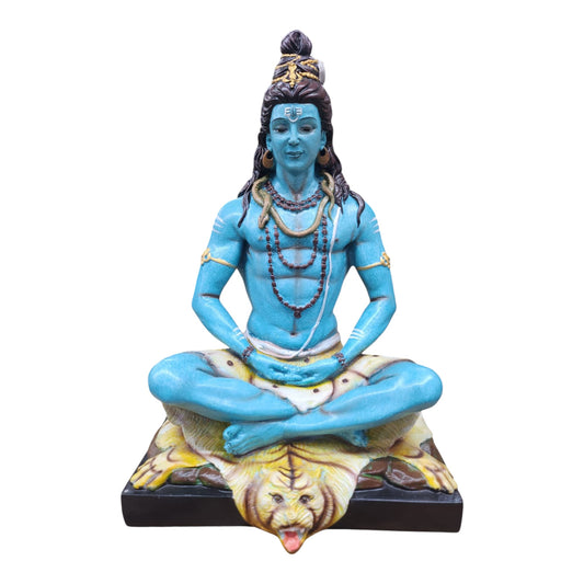 Blue Lord Shiva Statue