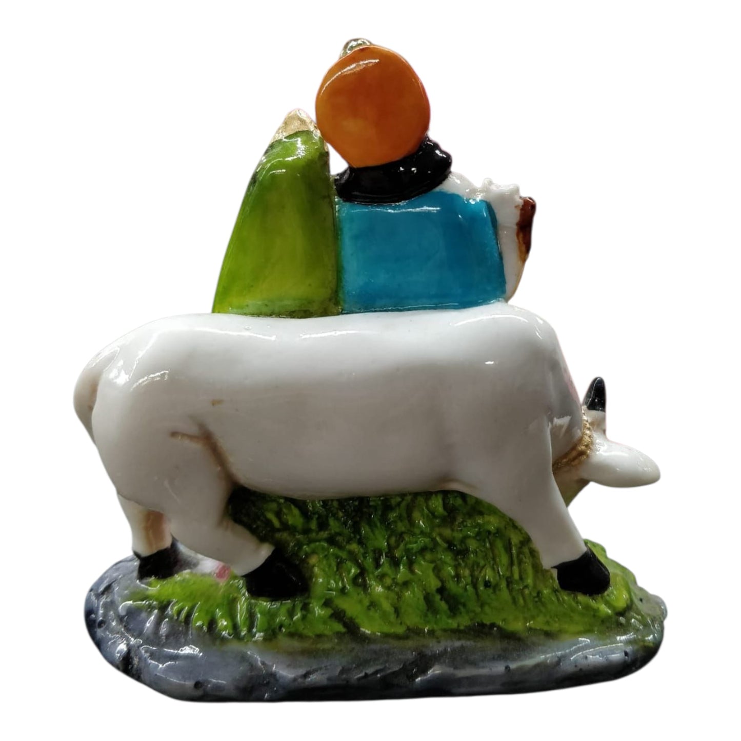 Krishna Radha with Cow Murti