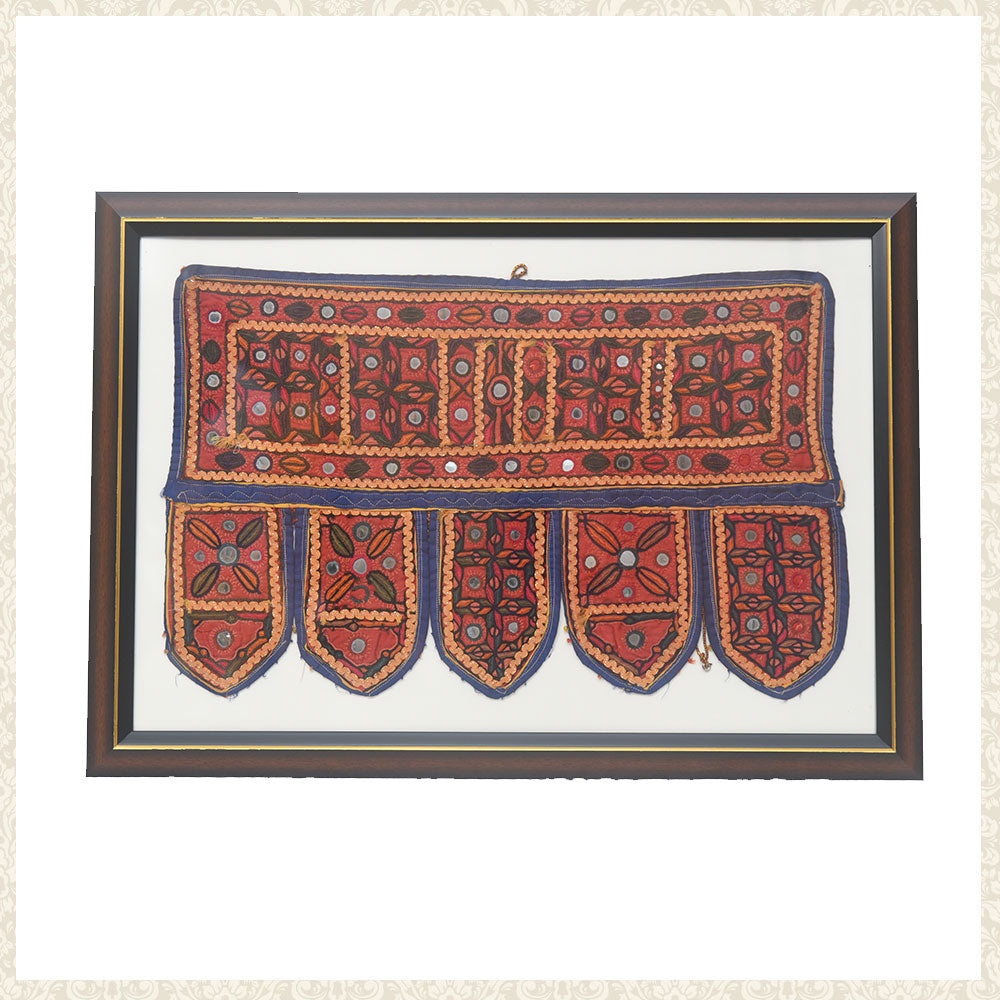 Vintage Fabric Toran Frame