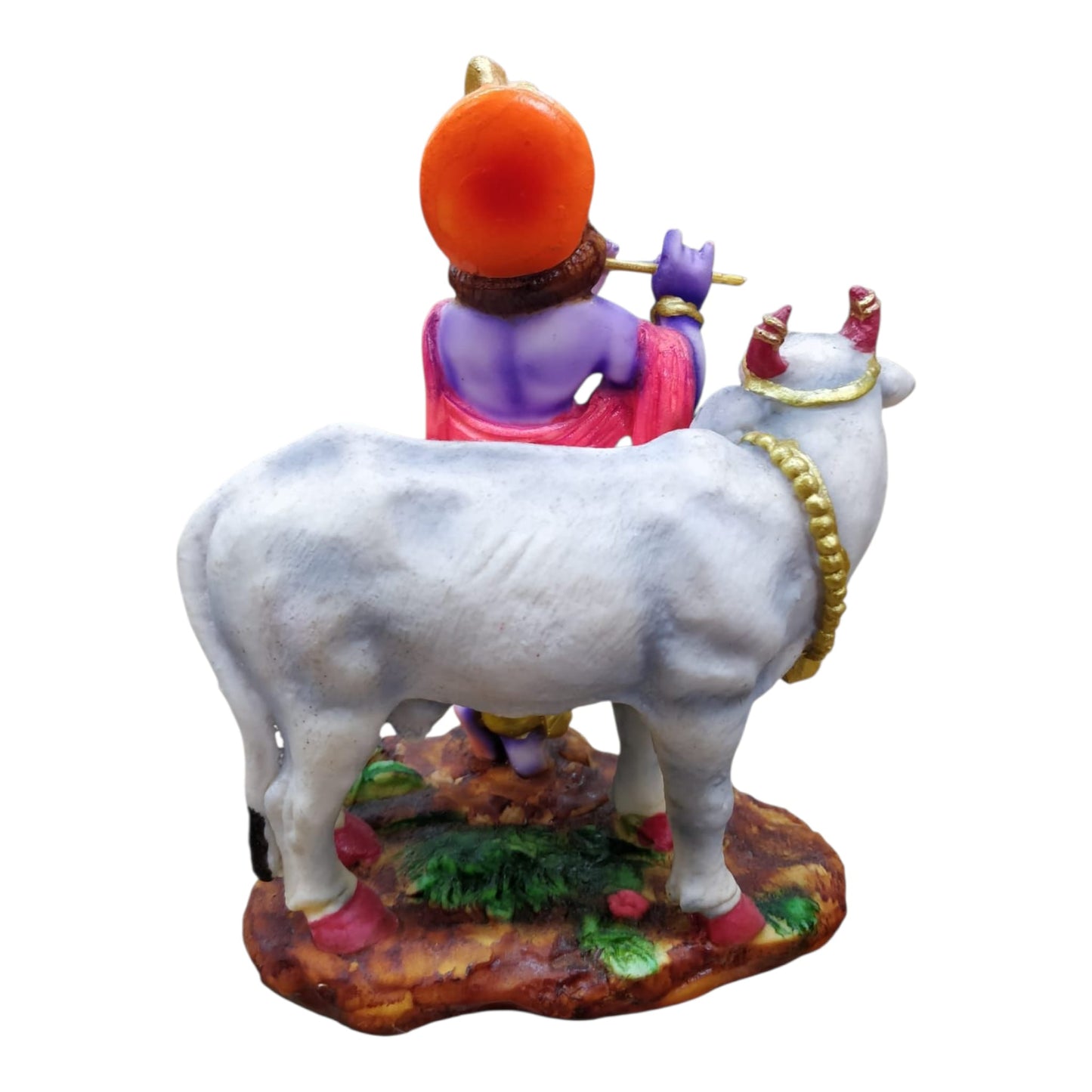 Krishna Coloured with Cow