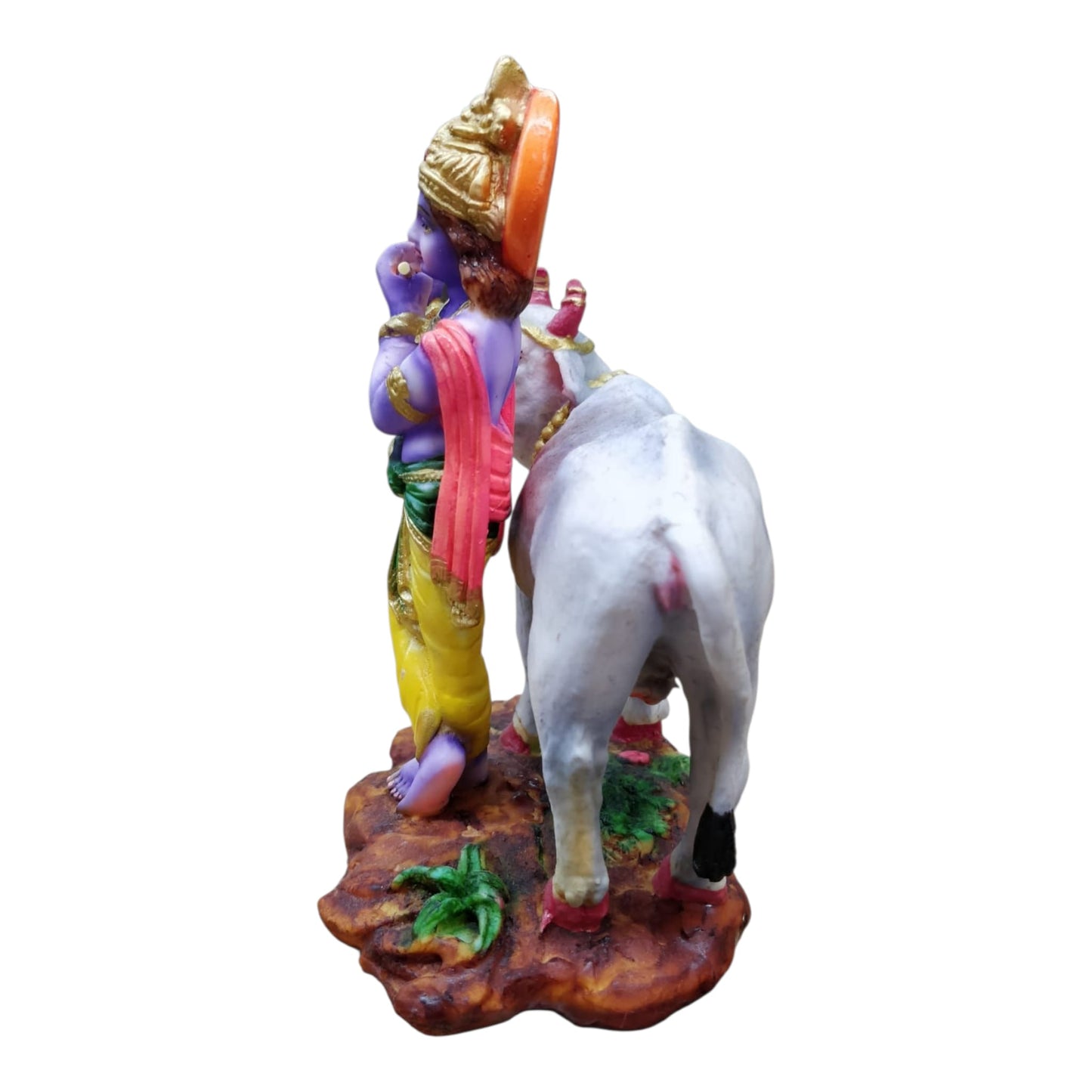 Krishna Coloured with Cow