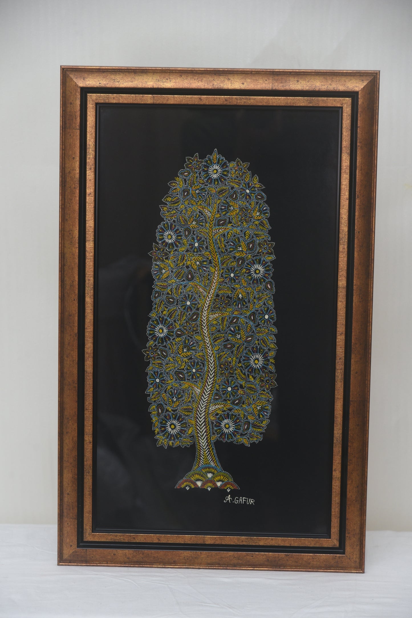 Rogan Art-Tree of life made by Abdul Gafur