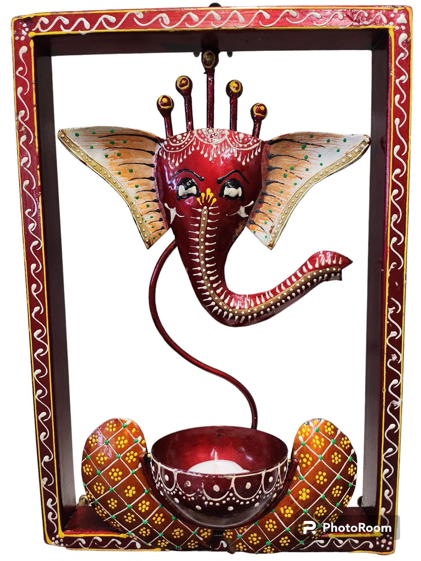 Beautiful Ganesh Framed Tealight