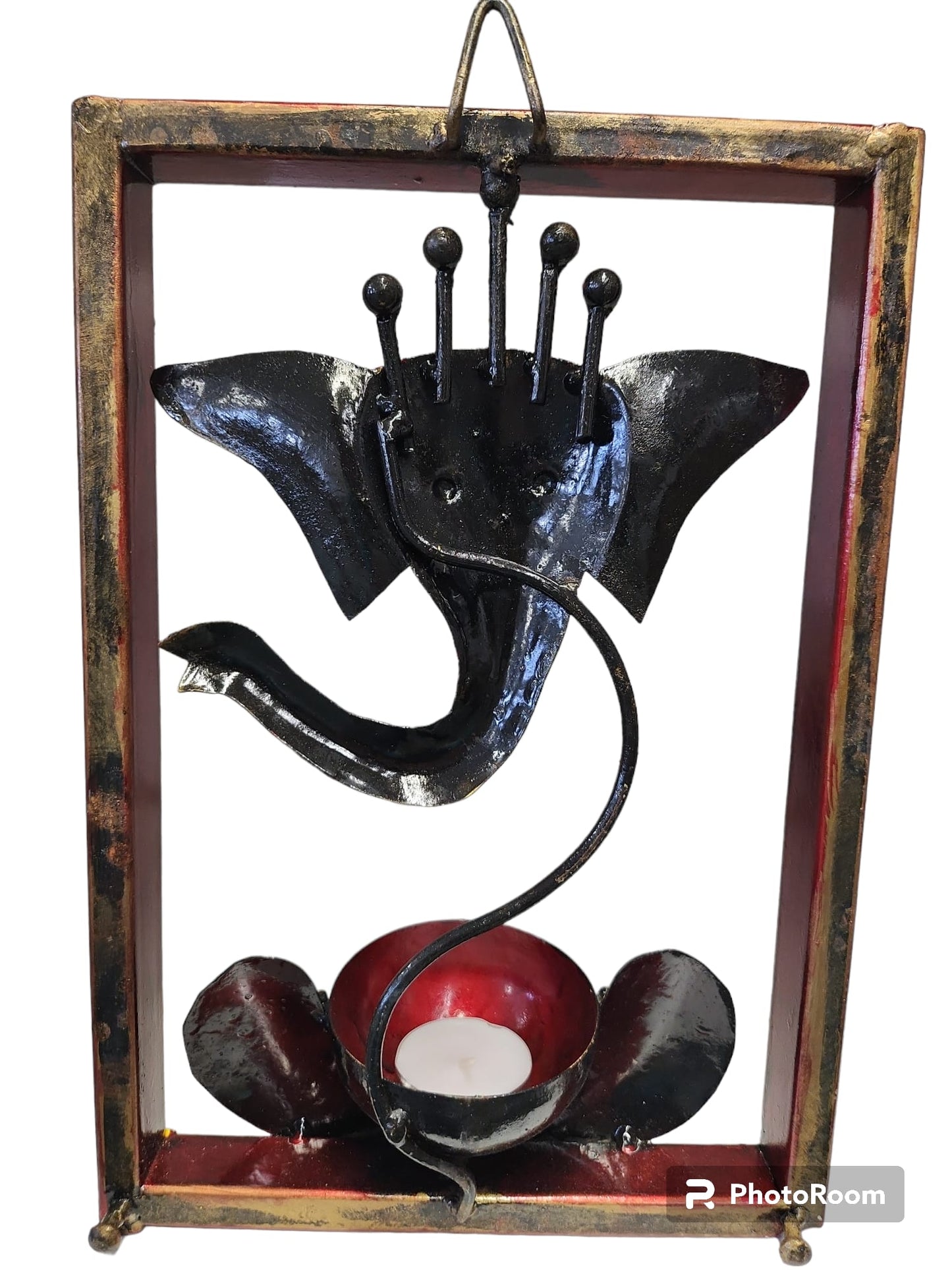 Beautiful Ganesh Framed Tealight