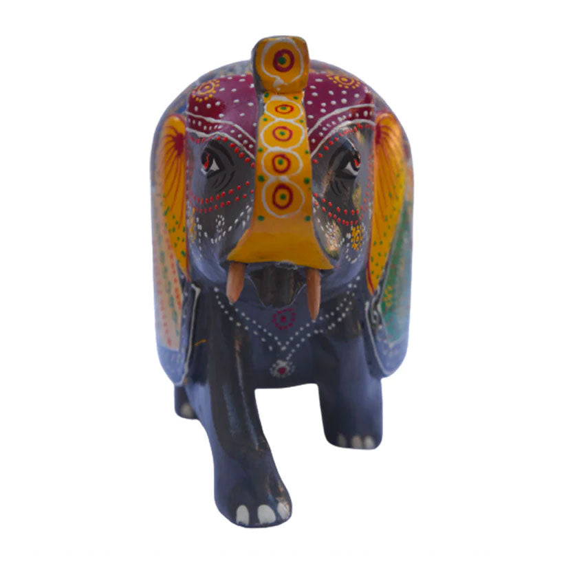 Elephant Hand Painted in Multi colours