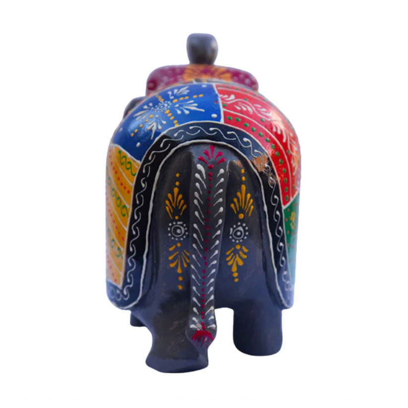 Elephant Hand Painted in Multi colours
