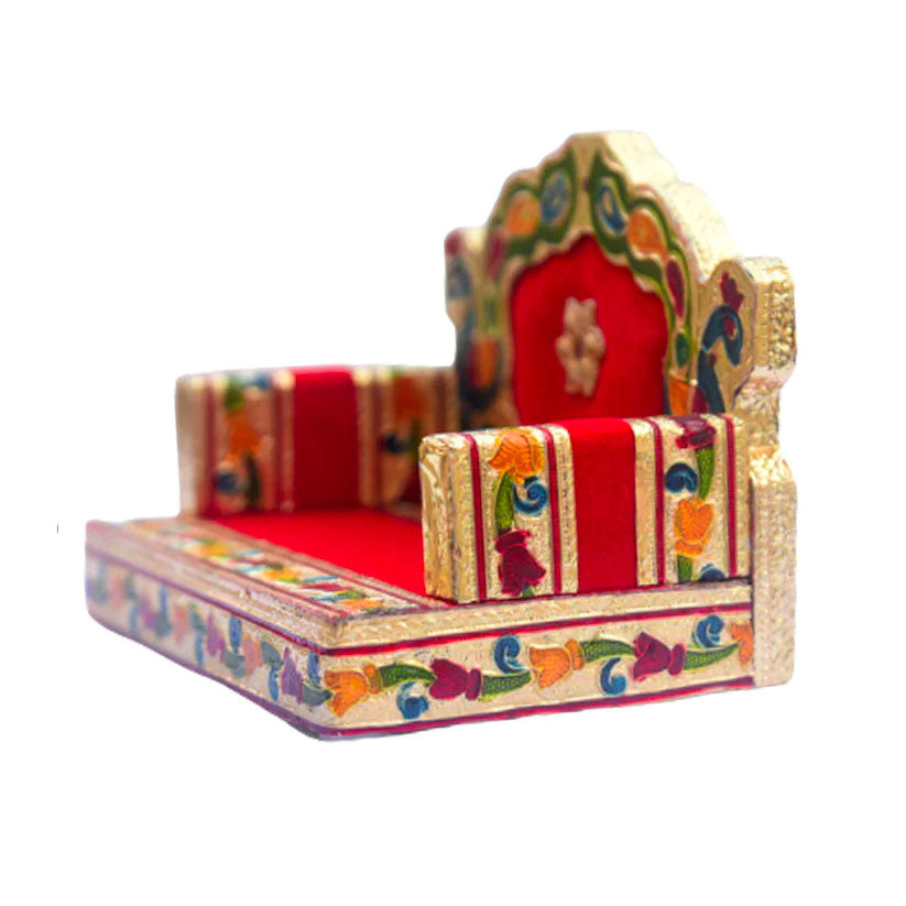 God Throne with Meenakari Work