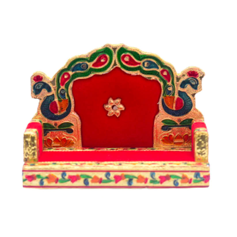 God Throne with Meenakari Work