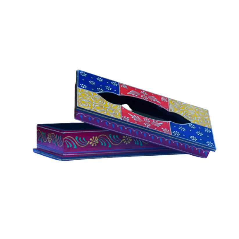 Multicoloured Tissue Box