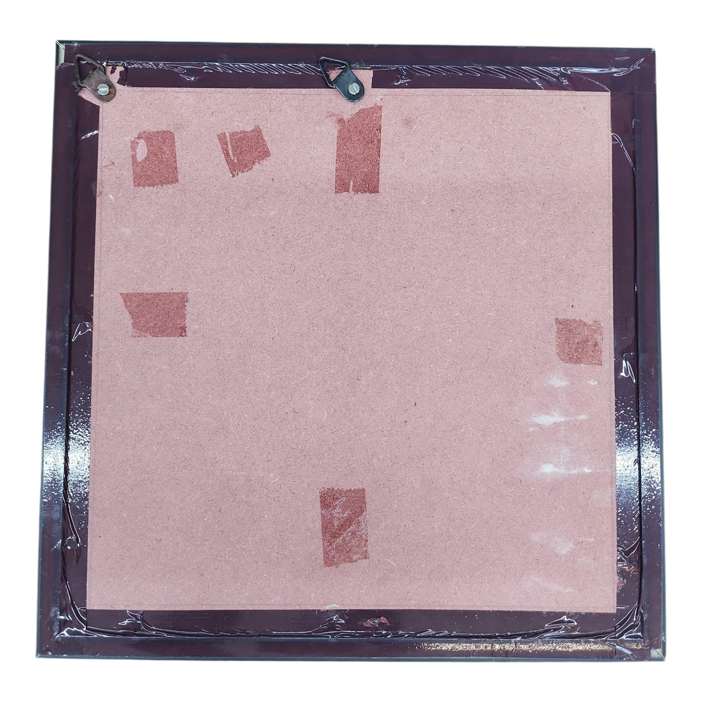 Lippan Art Wall Frame with Mud Design With Glass Chips YELLOW CIRCLE