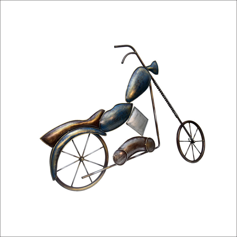 Bicycle Wall Art Blue