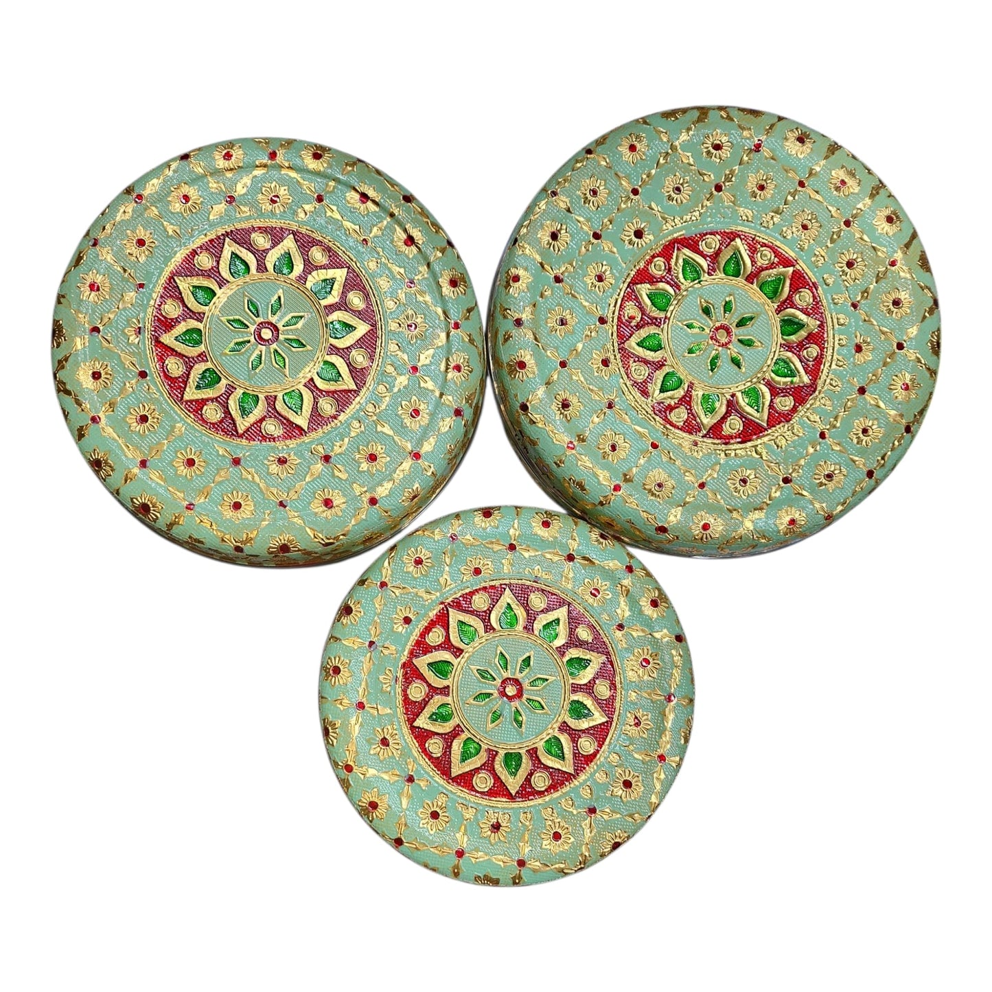 Meenakari Stainless Steel Dabba