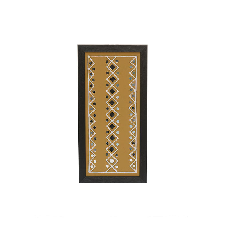 Lippan Art Wall Frame with Kris-cross design