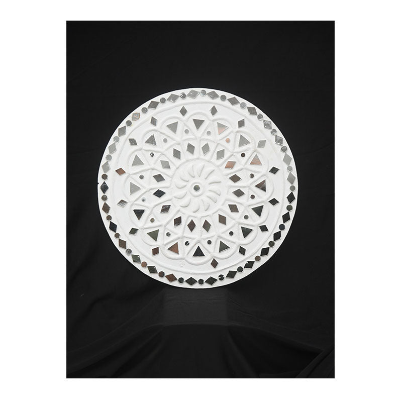 Lippan White Mirror Wall Art