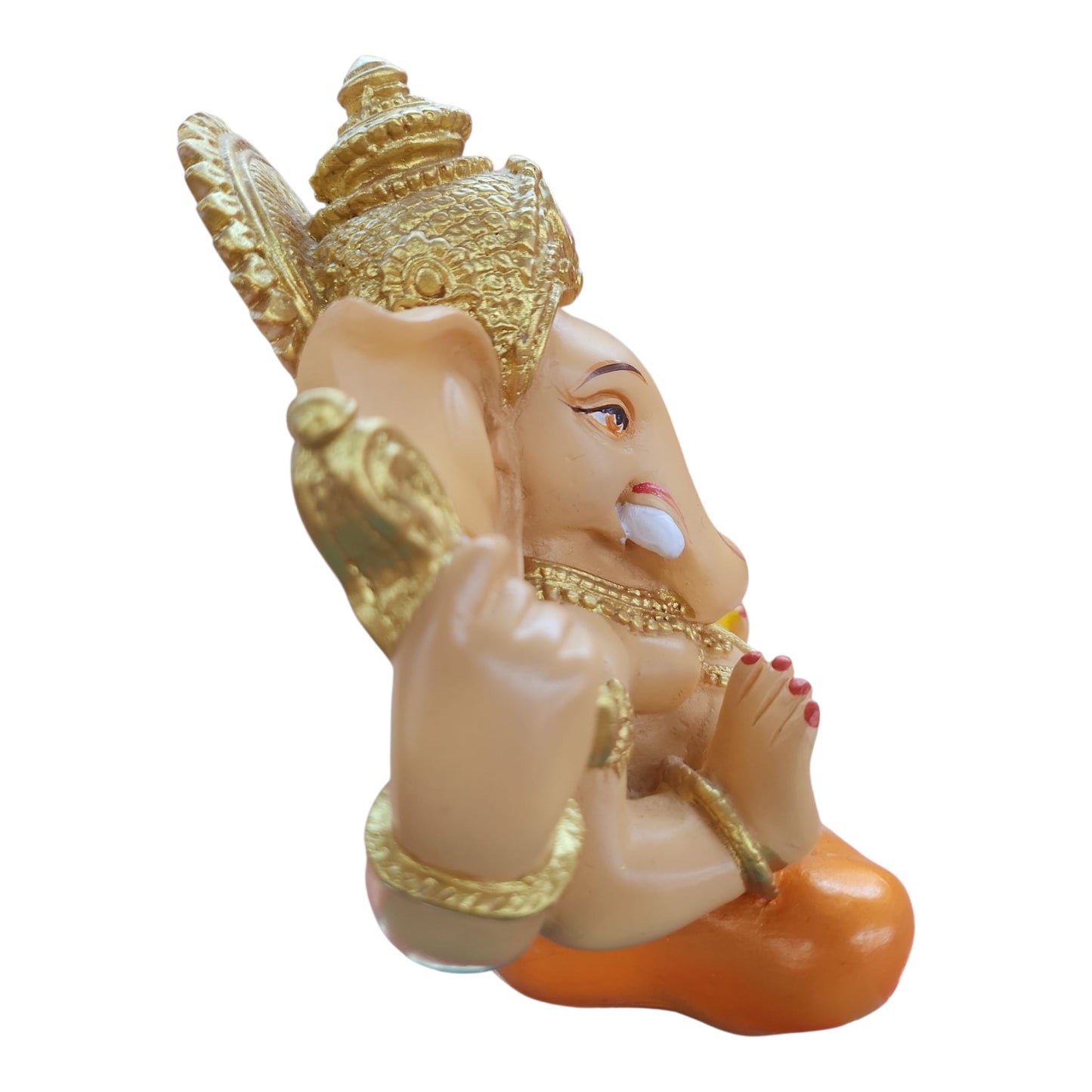 Ganesh Gold and Orange Medium