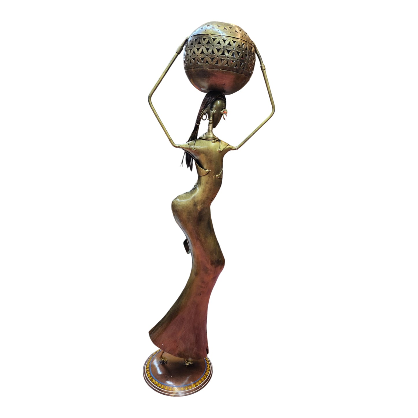 Beautiful African lady figurine