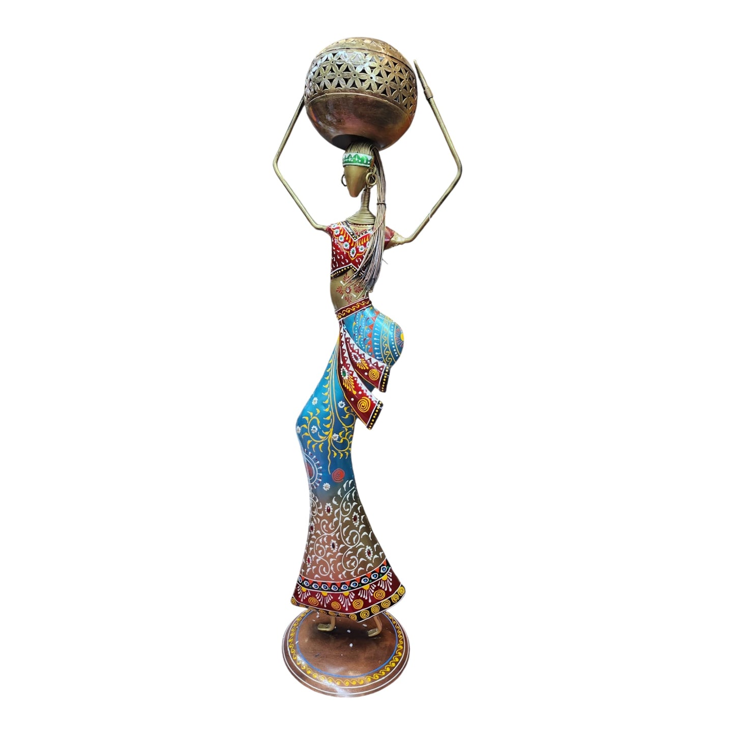 Beautiful African lady figurine