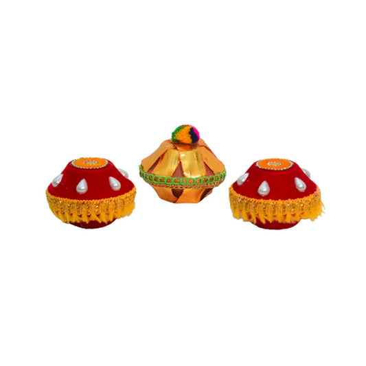 Samput - Red Velvet Cover for Hindu Wedding Ritual