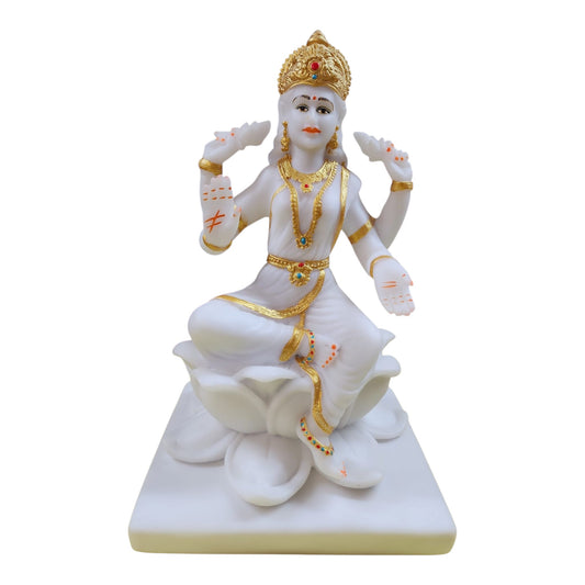 White Laxmi Idol/Murti
