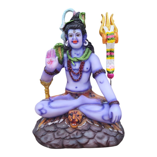 Shiv Purple Statue