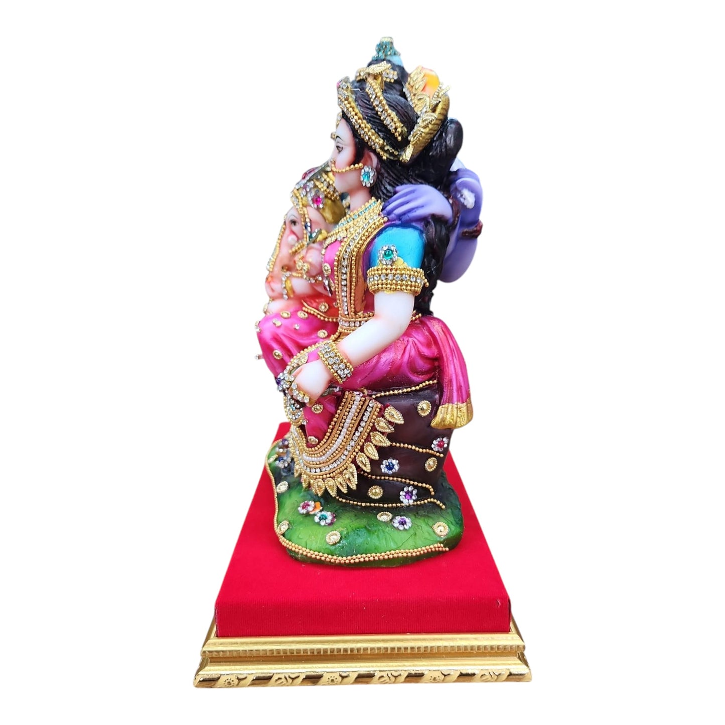 Decorated Shiv Parivaar Statue