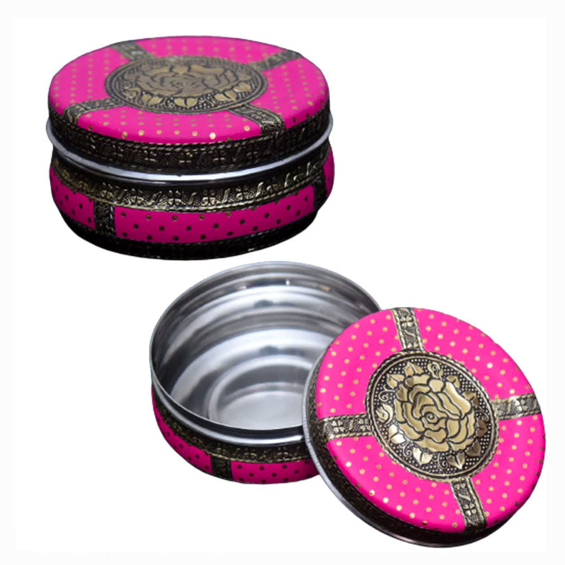 Stainless Steel Tin with Oxidised Finish