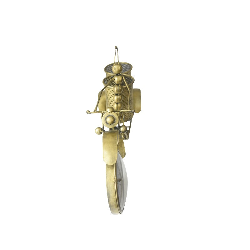 Metal Bike with Watch and Pen holder for Desk