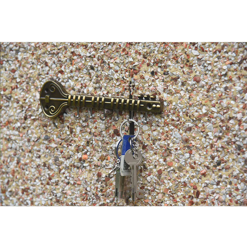Traditional Sitar shaped Key Hanging Wall