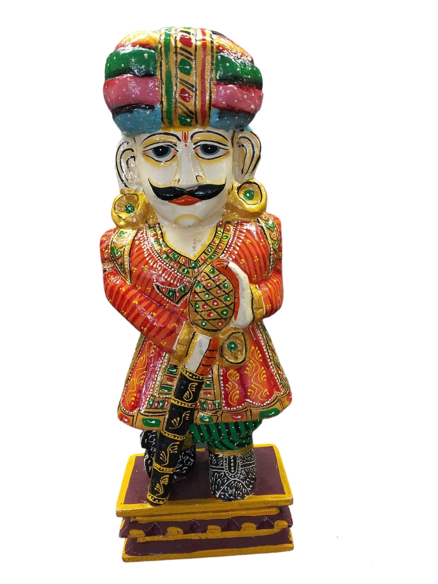 Wood Carving: Decorative Guardsman Sculpture medium