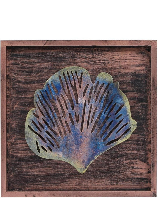 Metal leaf frame