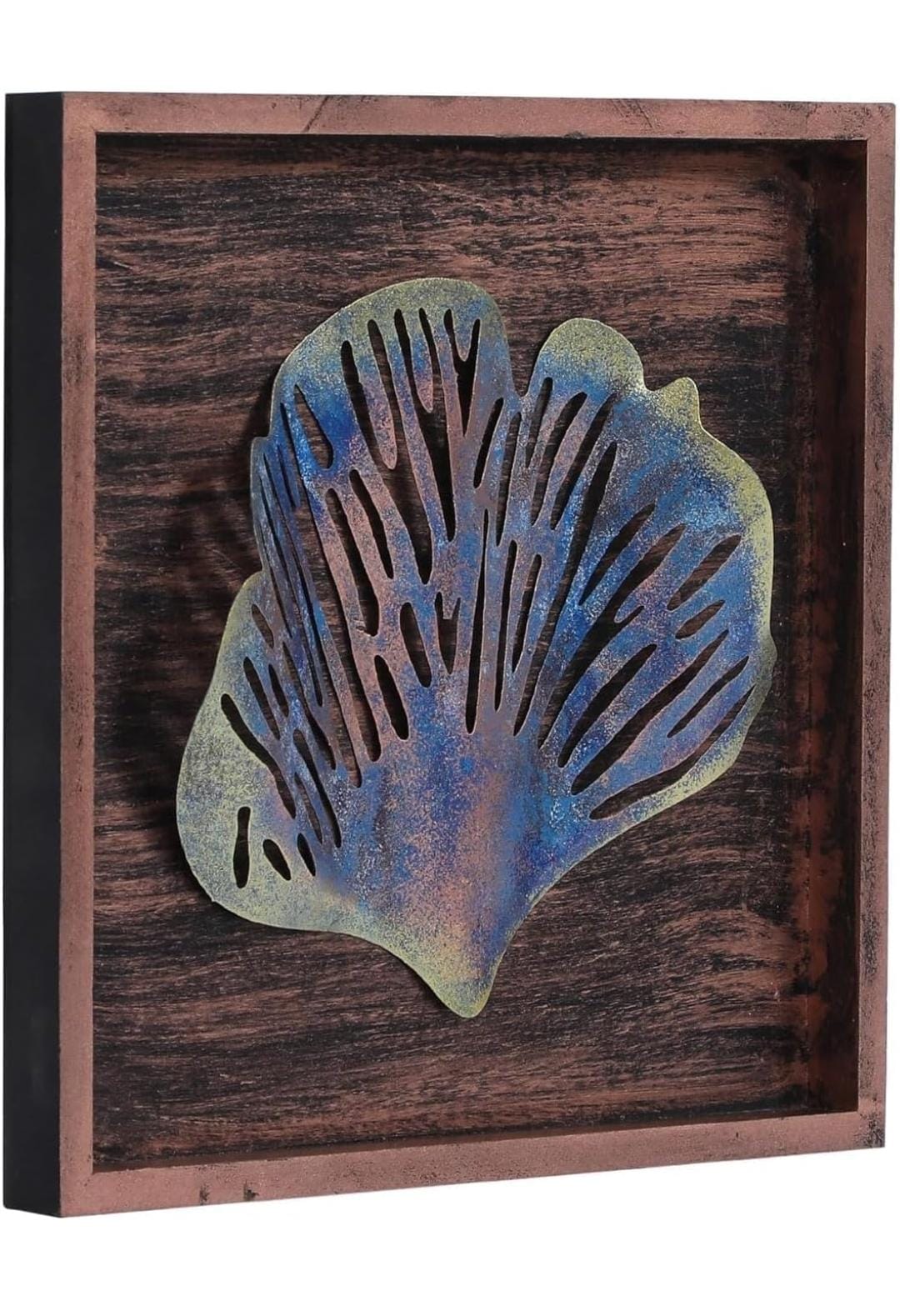 Metal leaf frame
