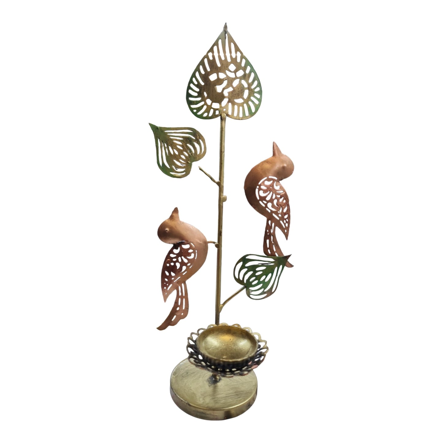 Decorative Metal Bird Tealight Holder