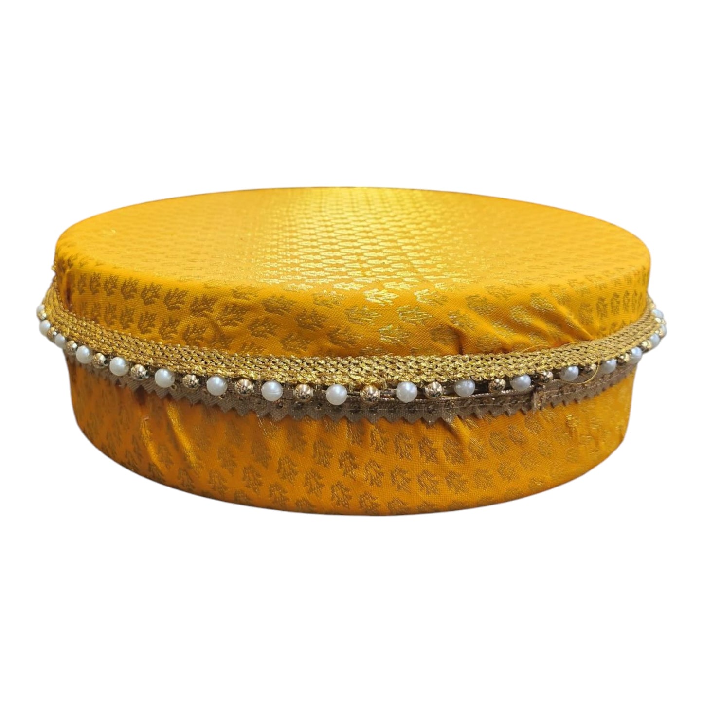 Decorated Stainless Steel Papad Dabba/Decorative Box/Dabba/Indian Wedding Gift Box/Dry Fruit Box Decorated Container Handmade Box