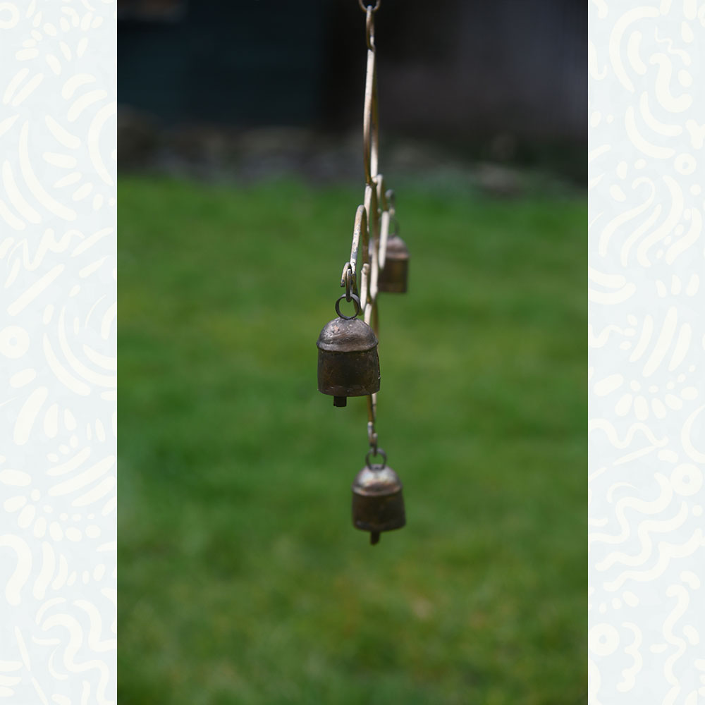 Bell Art Flower Windchime