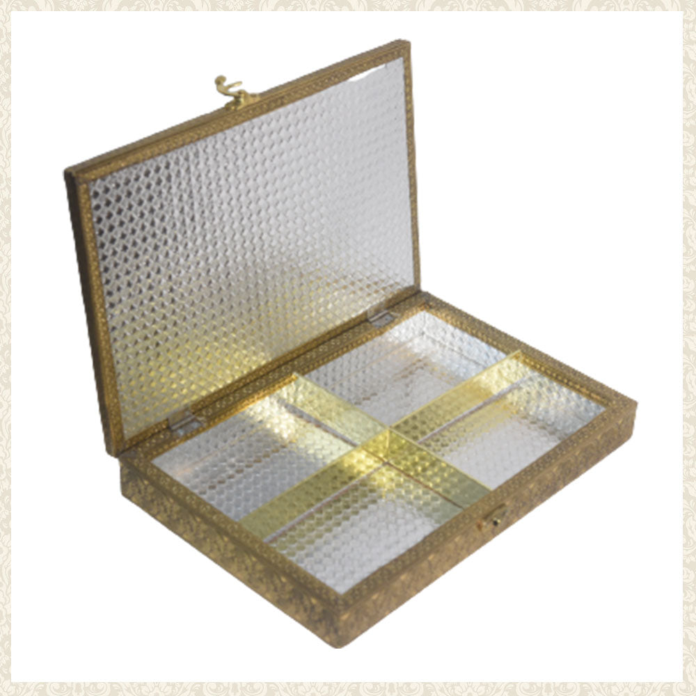 Wooden Handcrafted Diwali Gift Box with Traditional Elephant Design