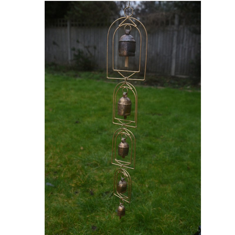 Handmade Bell Art Chime Encases in Frame