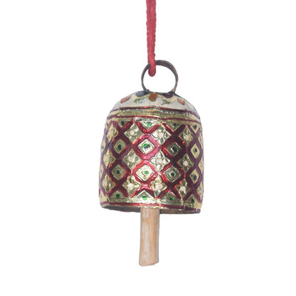 Meenakari Hanging Bell Art
