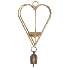 Heart shaped Bell Art with Tea light