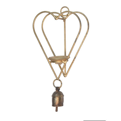 Heart shaped Bell Art with Tea light