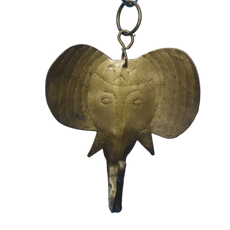 Handmade Elephant Shaped Bell Art