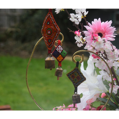 Handmade Bell Art Key Rings