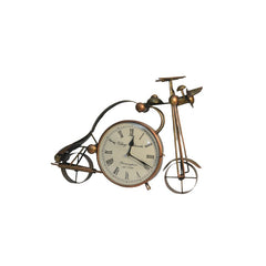 3 Wheeler Bicycle with Clock on the Middle Wheel