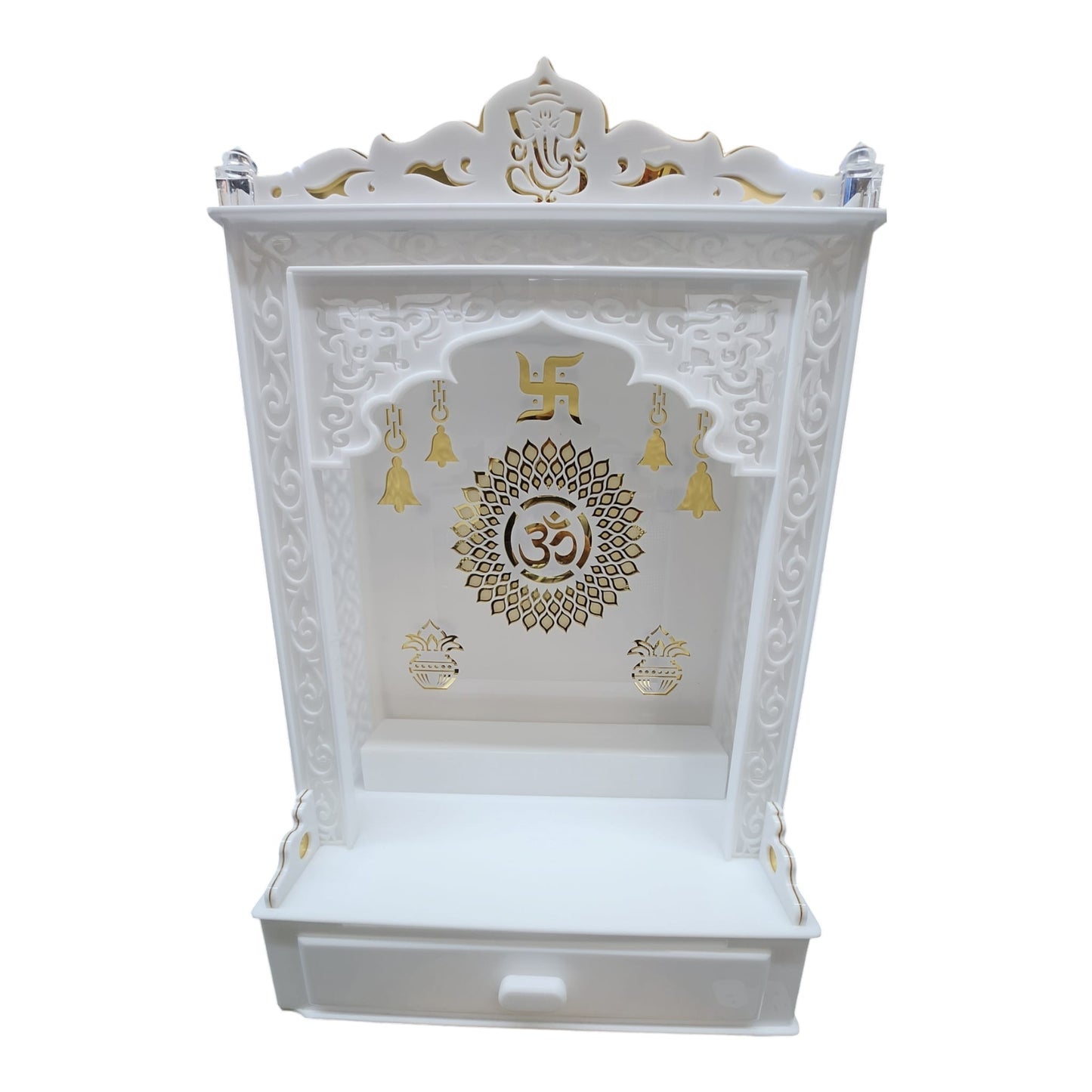 Acrylic White Temple with Light (CMAC8)