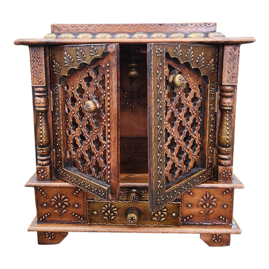 Mango Wood Temple With Door