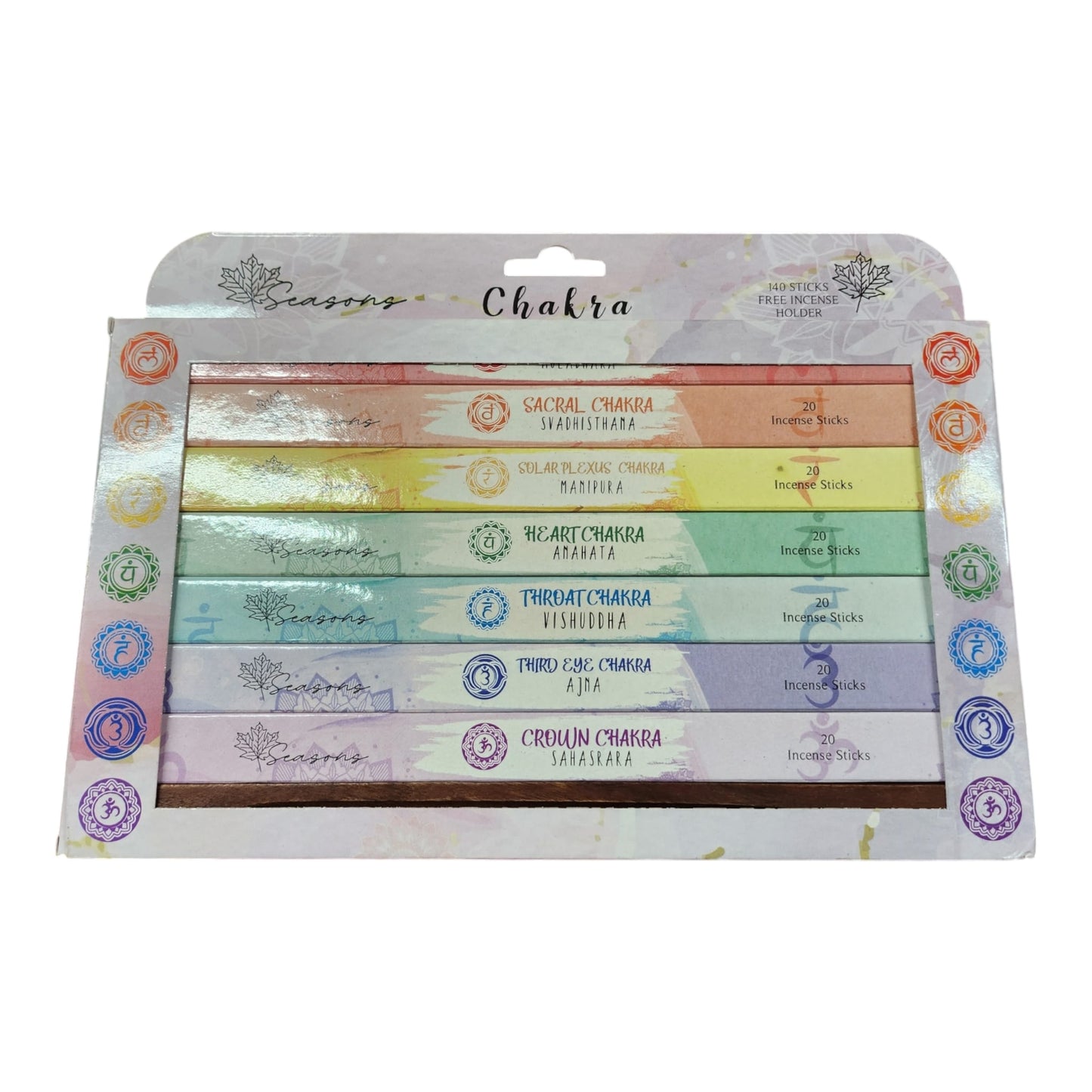 Handmade 7 Chakra Incense Sticks