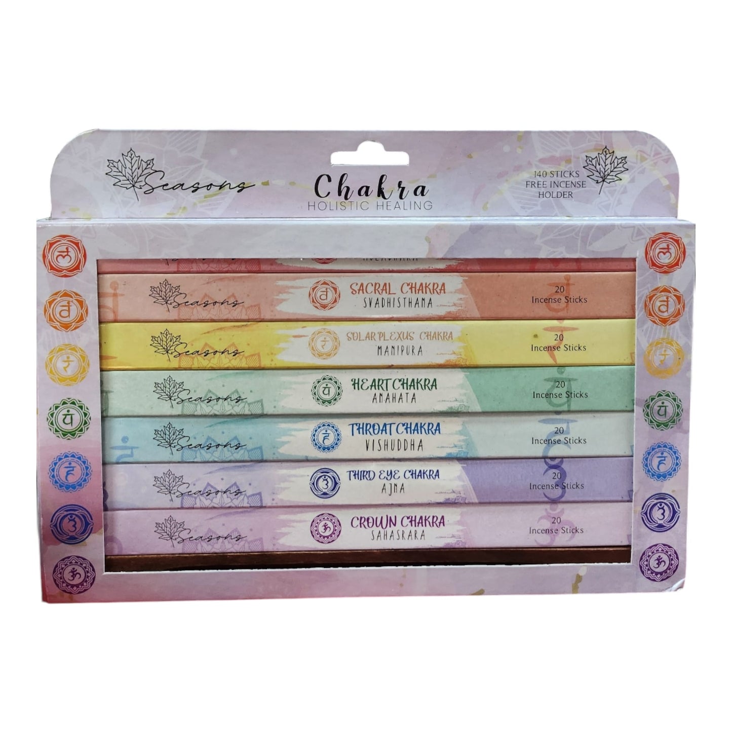 Handmade 7 Chakra Incense Sticks