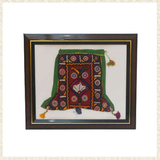 Vintage money potli bag in frame