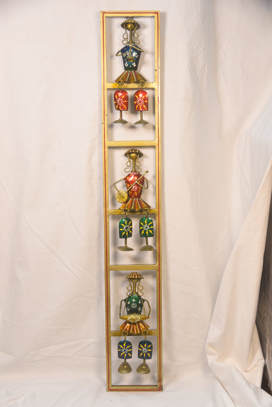 Wall Art of 3 Musicians Perched on a Ledge