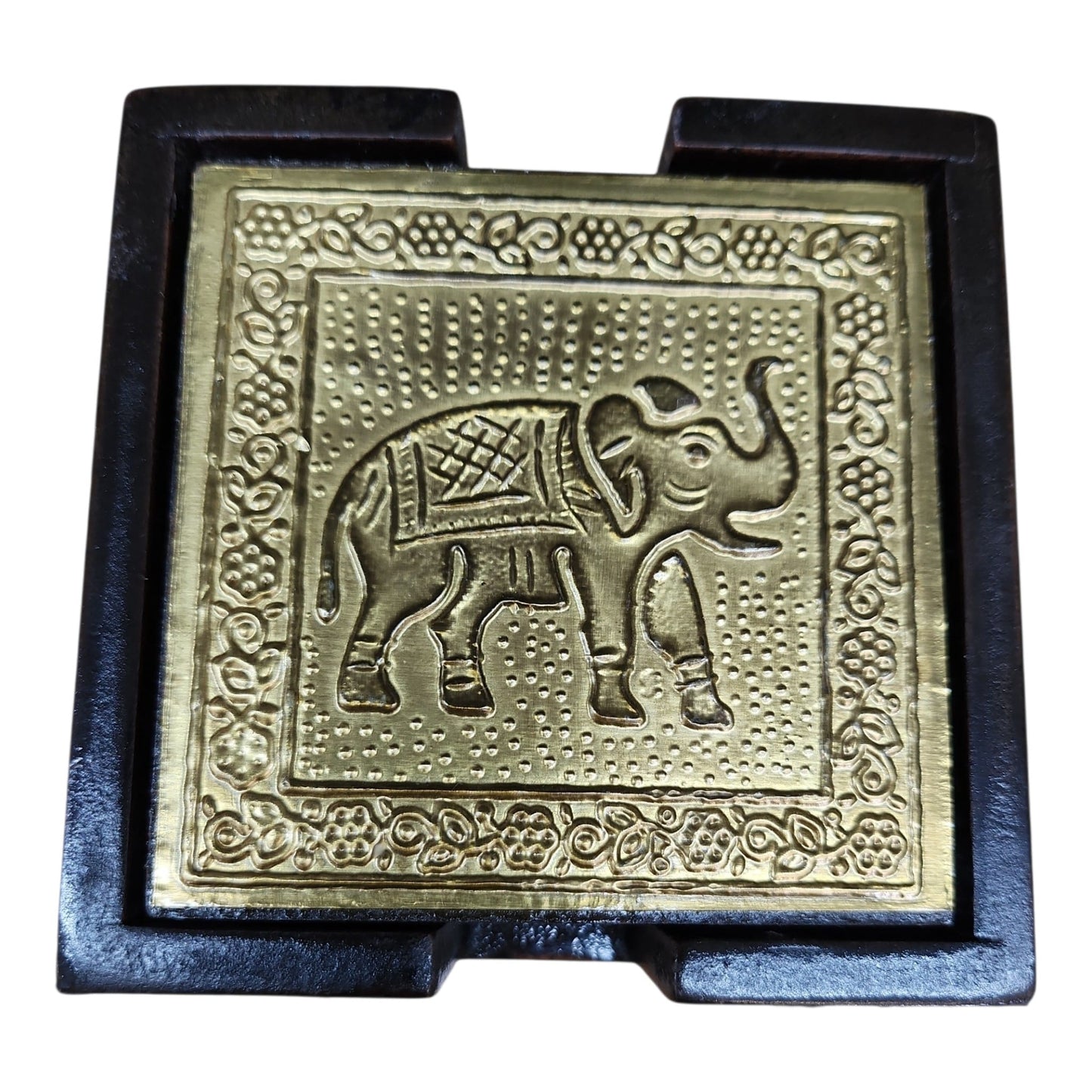 Handcrafted Elephant Coaster