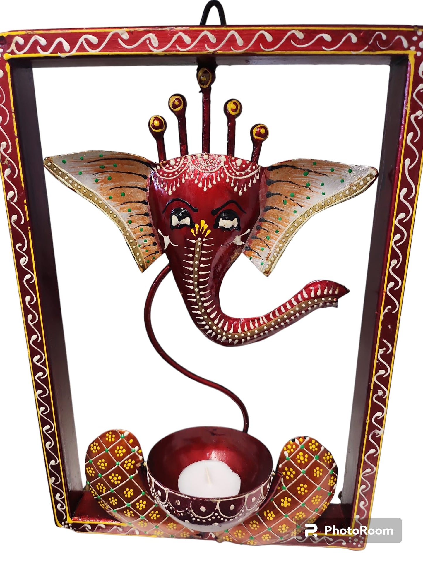 Beautiful Ganesh Framed Tealight